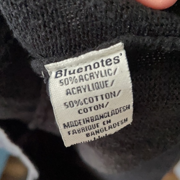 Black Bluenotes Knit Button Up Cardigan - Picture 7 of 11